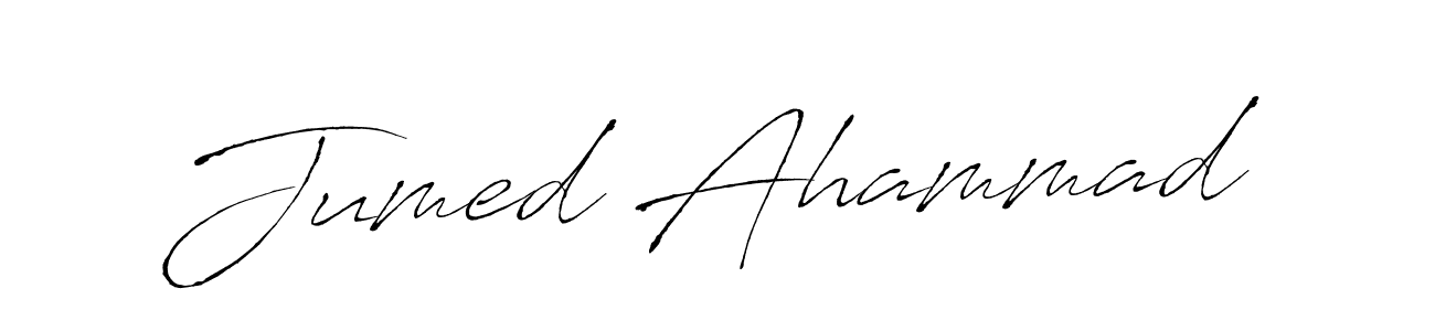 Similarly Antro_Vectra is the best handwritten signature design. Signature creator online .You can use it as an online autograph creator for name Jumed Ahammad. Jumed Ahammad signature style 6 images and pictures png