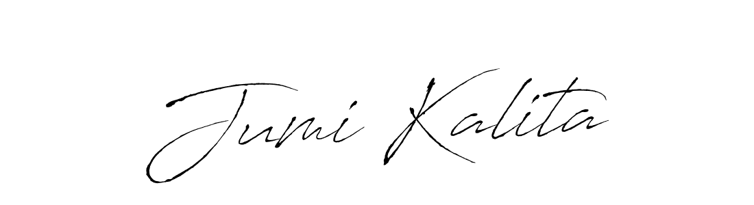 Jumi Kalita stylish signature style. Best Handwritten Sign (Antro_Vectra) for my name. Handwritten Signature Collection Ideas for my name Jumi Kalita. Jumi Kalita signature style 6 images and pictures png