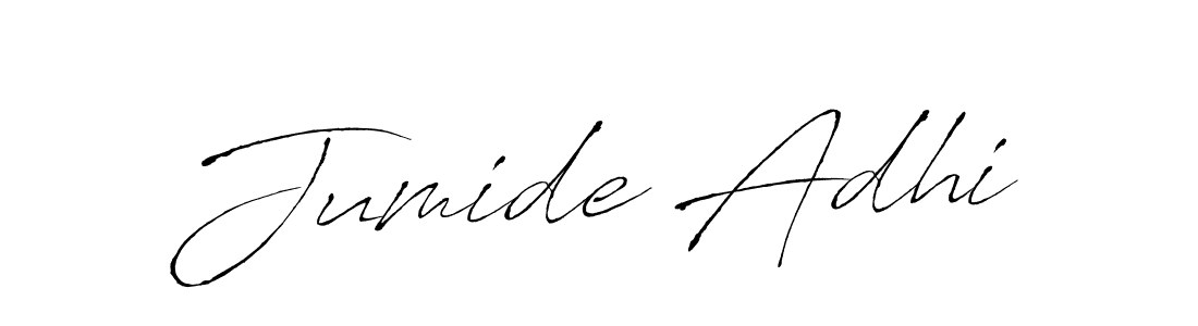 This is the best signature style for the Jumide Adhi name. Also you like these signature font (Antro_Vectra). Mix name signature. Jumide Adhi signature style 6 images and pictures png