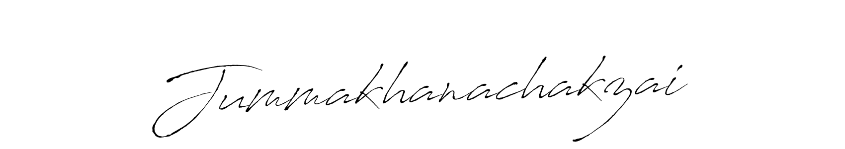 Make a beautiful signature design for name Jummakhanachakzai. With this signature (Antro_Vectra) style, you can create a handwritten signature for free. Jummakhanachakzai signature style 6 images and pictures png