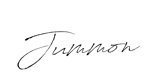 Design your own signature with our free online signature maker. With this signature software, you can create a handwritten (Antro_Vectra) signature for name Jummon. Jummon signature style 6 images and pictures png