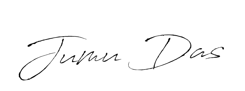 How to make Jumu Das signature? Antro_Vectra is a professional autograph style. Create handwritten signature for Jumu Das name. Jumu Das signature style 6 images and pictures png