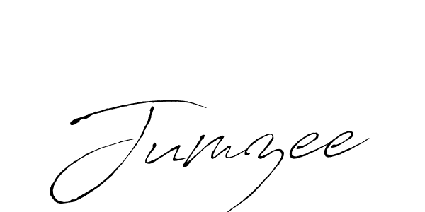 How to make Jumzee name signature. Use Antro_Vectra style for creating short signs online. This is the latest handwritten sign. Jumzee signature style 6 images and pictures png