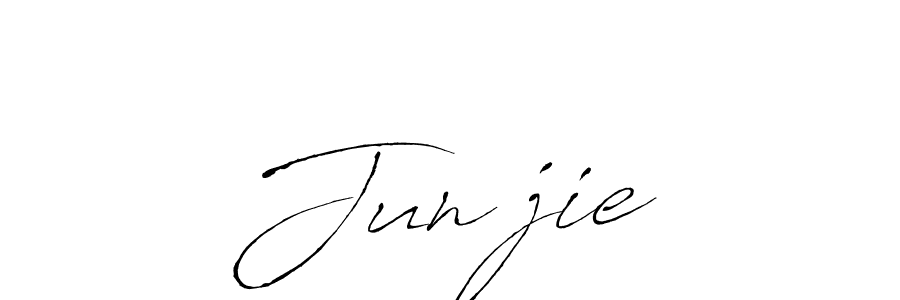 Use a signature maker to create a handwritten signature online. With this signature software, you can design (Antro_Vectra) your own signature for name Jun jie. Jun jie signature style 6 images and pictures png