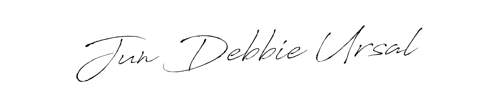 Here are the top 10 professional signature styles for the name Jun Debbie Ursal. These are the best autograph styles you can use for your name. Jun Debbie Ursal signature style 6 images and pictures png