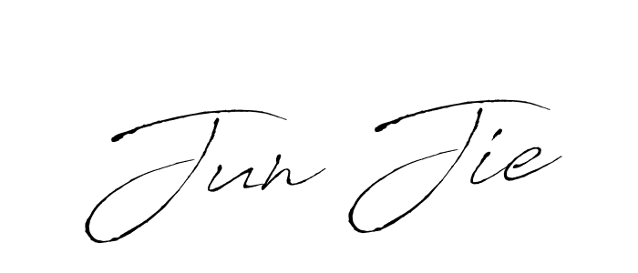 Make a beautiful signature design for name Jun Jie. Use this online signature maker to create a handwritten signature for free. Jun Jie signature style 6 images and pictures png