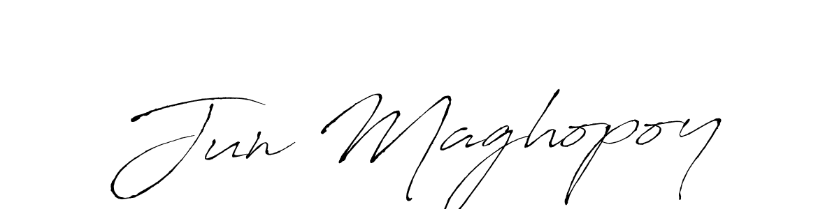 How to Draw Jun Maghopoy signature style? Antro_Vectra is a latest design signature styles for name Jun Maghopoy. Jun Maghopoy signature style 6 images and pictures png