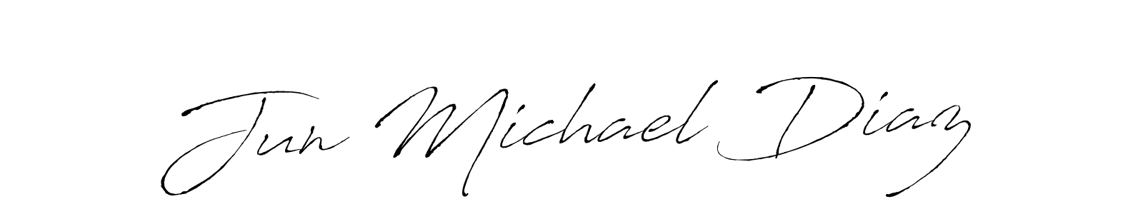 How to Draw Jun Michael Diaz signature style? Antro_Vectra is a latest design signature styles for name Jun Michael Diaz. Jun Michael Diaz signature style 6 images and pictures png