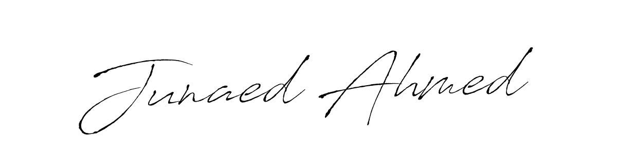 Make a beautiful signature design for name Junaed Ahmed. With this signature (Antro_Vectra) style, you can create a handwritten signature for free. Junaed Ahmed signature style 6 images and pictures png