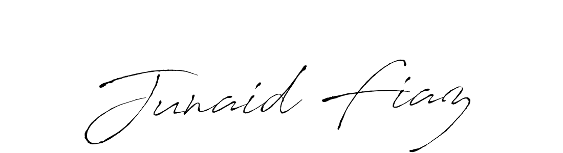Make a beautiful signature design for name Junaid Fiaz. With this signature (Antro_Vectra) style, you can create a handwritten signature for free. Junaid Fiaz signature style 6 images and pictures png