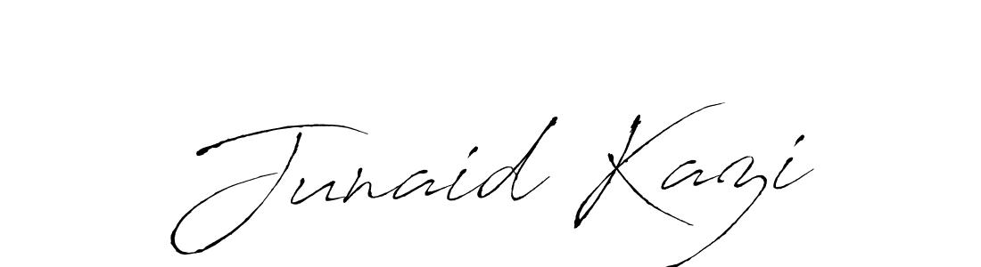 The best way (Antro_Vectra) to make a short signature is to pick only two or three words in your name. The name Junaid Kazi include a total of six letters. For converting this name. Junaid Kazi signature style 6 images and pictures png