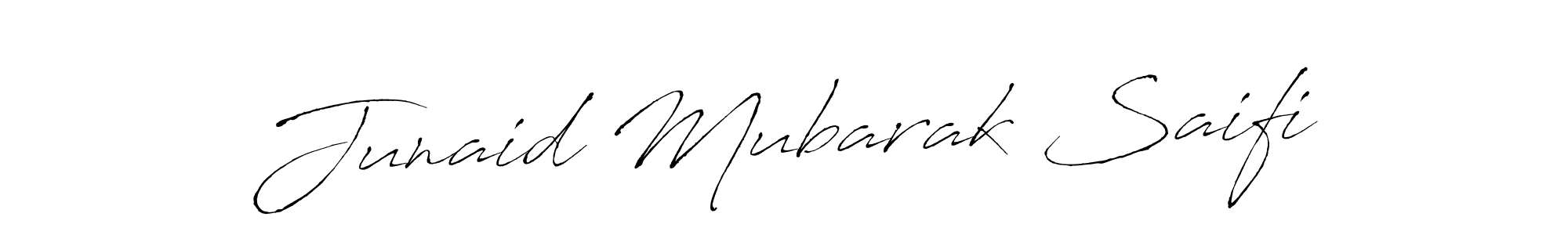Make a beautiful signature design for name Junaid Mubarak Saifi. With this signature (Antro_Vectra) style, you can create a handwritten signature for free. Junaid Mubarak Saifi signature style 6 images and pictures png