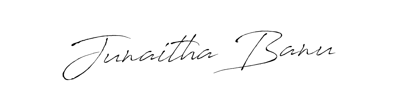 You can use this online signature creator to create a handwritten signature for the name Junaitha Banu. This is the best online autograph maker. Junaitha Banu signature style 6 images and pictures png