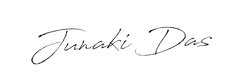 Create a beautiful signature design for name Junaki Das. With this signature (Antro_Vectra) fonts, you can make a handwritten signature for free. Junaki Das signature style 6 images and pictures png