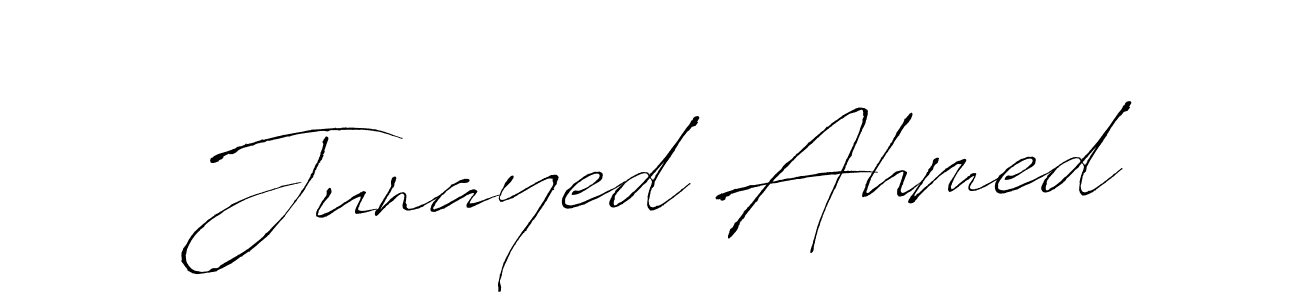 The best way (Antro_Vectra) to make a short signature is to pick only two or three words in your name. The name Junayed Ahmed include a total of six letters. For converting this name. Junayed Ahmed signature style 6 images and pictures png