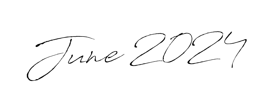 Also we have June 2024 name is the best signature style. Create professional handwritten signature collection using Antro_Vectra autograph style. June 2024 signature style 6 images and pictures png