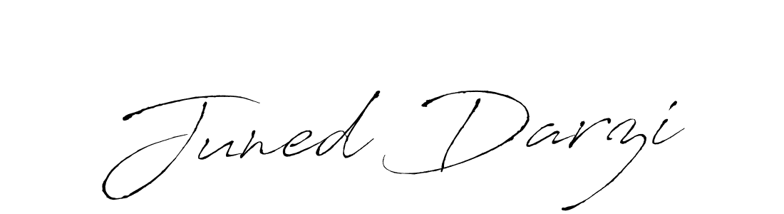 Create a beautiful signature design for name Juned Darzi. With this signature (Antro_Vectra) fonts, you can make a handwritten signature for free. Juned Darzi signature style 6 images and pictures png