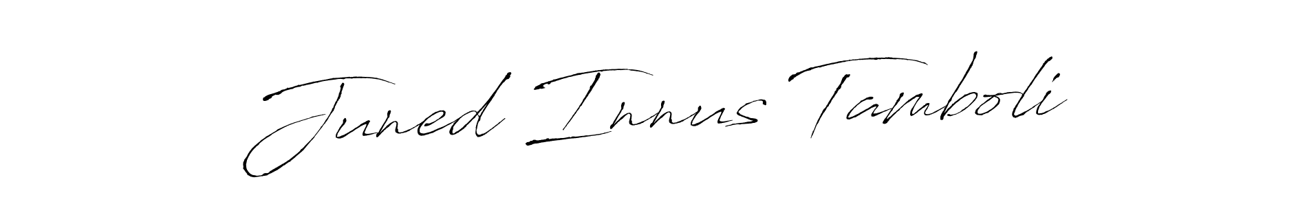 Here are the top 10 professional signature styles for the name Juned Innus Tamboli. These are the best autograph styles you can use for your name. Juned Innus Tamboli signature style 6 images and pictures png