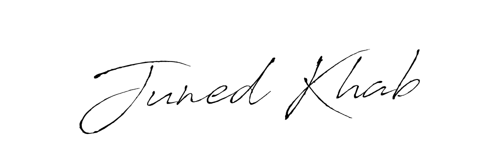 Also we have Juned Khab name is the best signature style. Create professional handwritten signature collection using Antro_Vectra autograph style. Juned Khab signature style 6 images and pictures png