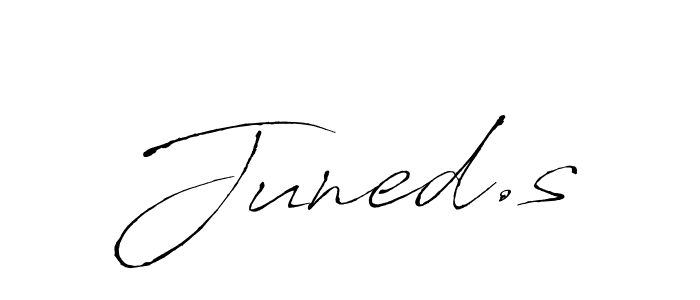 Antro_Vectra is a professional signature style that is perfect for those who want to add a touch of class to their signature. It is also a great choice for those who want to make their signature more unique. Get Juned.s name to fancy signature for free. Juned.s signature style 6 images and pictures png