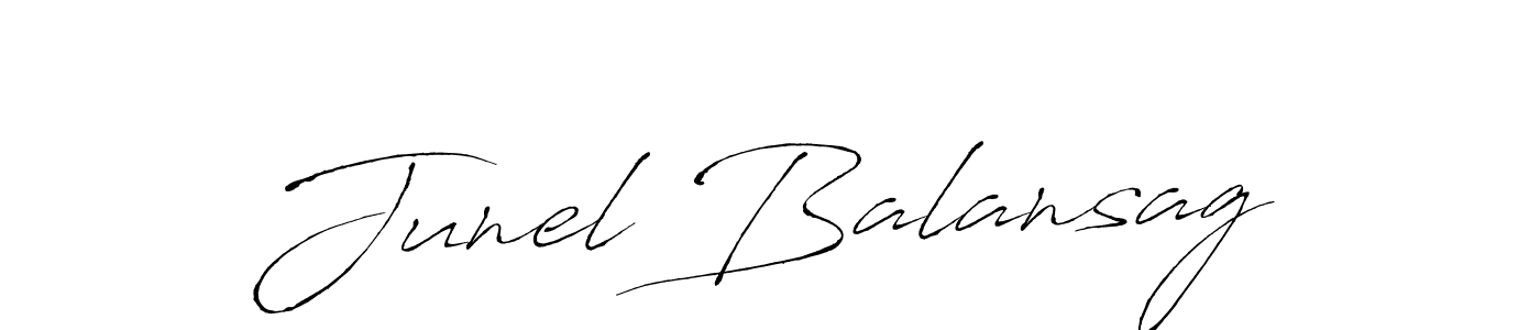 The best way (Antro_Vectra) to make a short signature is to pick only two or three words in your name. The name Junel Balansag include a total of six letters. For converting this name. Junel Balansag signature style 6 images and pictures png