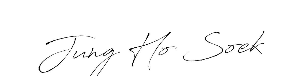 You should practise on your own different ways (Antro_Vectra) to write your name (Jung Ho Soek) in signature. don't let someone else do it for you. Jung Ho Soek signature style 6 images and pictures png