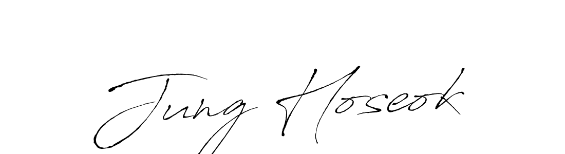 How to make Jung Hoseok signature? Antro_Vectra is a professional autograph style. Create handwritten signature for Jung Hoseok name. Jung Hoseok signature style 6 images and pictures png