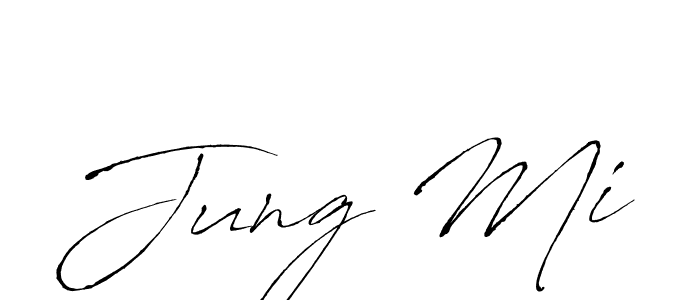 Also we have Jung Mi name is the best signature style. Create professional handwritten signature collection using Antro_Vectra autograph style. Jung Mi signature style 6 images and pictures png