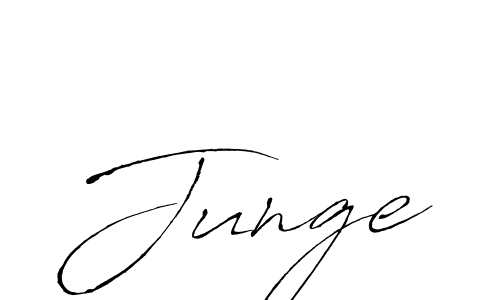 Junge stylish signature style. Best Handwritten Sign (Antro_Vectra) for my name. Handwritten Signature Collection Ideas for my name Junge. Junge signature style 6 images and pictures png