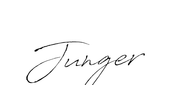 Also we have Junger name is the best signature style. Create professional handwritten signature collection using Antro_Vectra autograph style. Junger signature style 6 images and pictures png