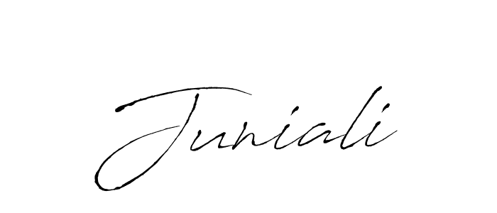 How to Draw Juniali signature style? Antro_Vectra is a latest design signature styles for name Juniali. Juniali signature style 6 images and pictures png