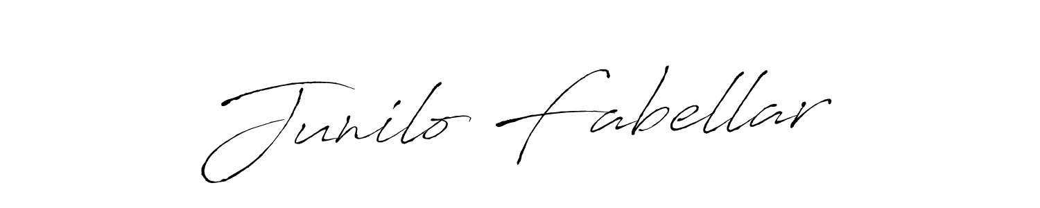 Make a beautiful signature design for name Junilo Fabellar. Use this online signature maker to create a handwritten signature for free. Junilo Fabellar signature style 6 images and pictures png