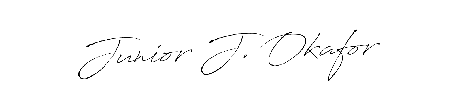 if you are searching for the best signature style for your name Junior J. Okafor. so please give up your signature search. here we have designed multiple signature styles  using Antro_Vectra. Junior J. Okafor signature style 6 images and pictures png