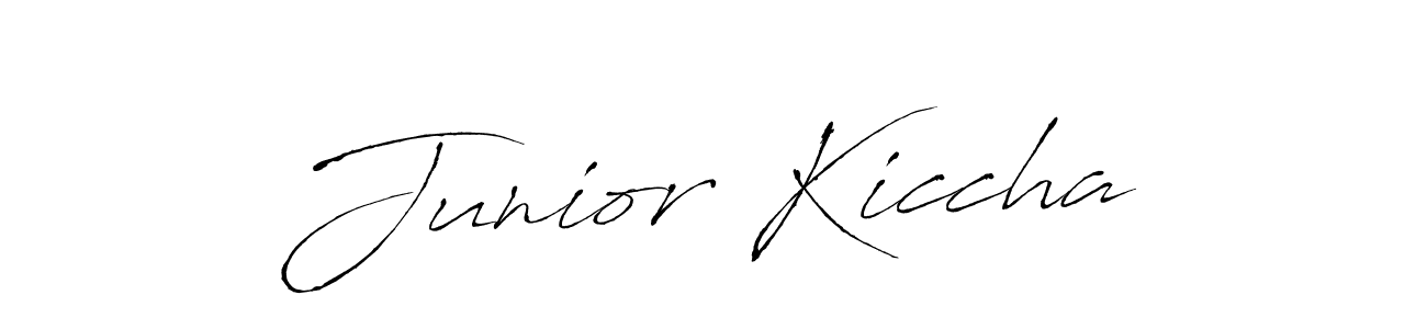 Use a signature maker to create a handwritten signature online. With this signature software, you can design (Antro_Vectra) your own signature for name Junior Kiccha. Junior Kiccha signature style 6 images and pictures png