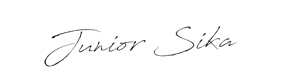 Similarly Antro_Vectra is the best handwritten signature design. Signature creator online .You can use it as an online autograph creator for name Junior Sika. Junior Sika signature style 6 images and pictures png