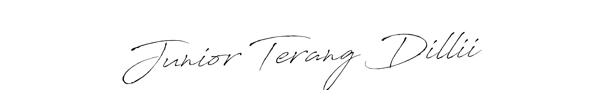 Make a short Junior Terang Dillii signature style. Manage your documents anywhere anytime using Antro_Vectra. Create and add eSignatures, submit forms, share and send files easily. Junior Terang Dillii signature style 6 images and pictures png