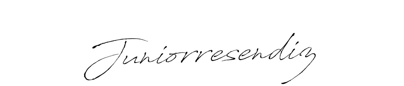 Also we have Juniorresendiz name is the best signature style. Create professional handwritten signature collection using Antro_Vectra autograph style. Juniorresendiz signature style 6 images and pictures png