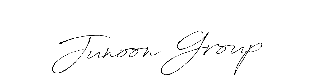 Also You can easily find your signature by using the search form. We will create Junoon Group name handwritten signature images for you free of cost using Antro_Vectra sign style. Junoon Group signature style 6 images and pictures png