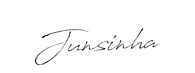 Antro_Vectra is a professional signature style that is perfect for those who want to add a touch of class to their signature. It is also a great choice for those who want to make their signature more unique. Get Junsinha name to fancy signature for free. Junsinha signature style 6 images and pictures png