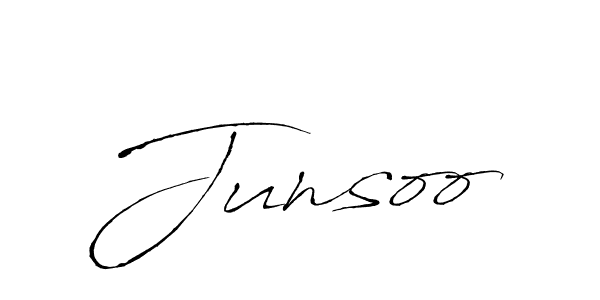 Use a signature maker to create a handwritten signature online. With this signature software, you can design (Antro_Vectra) your own signature for name Junsoo. Junsoo signature style 6 images and pictures png