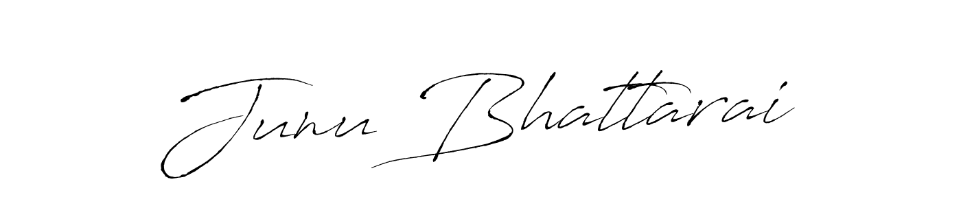 It looks lik you need a new signature style for name Junu Bhattarai. Design unique handwritten (Antro_Vectra) signature with our free signature maker in just a few clicks. Junu Bhattarai signature style 6 images and pictures png