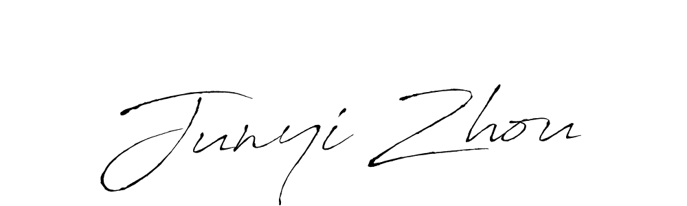 You should practise on your own different ways (Antro_Vectra) to write your name (Junyi Zhou) in signature. don't let someone else do it for you. Junyi Zhou signature style 6 images and pictures png