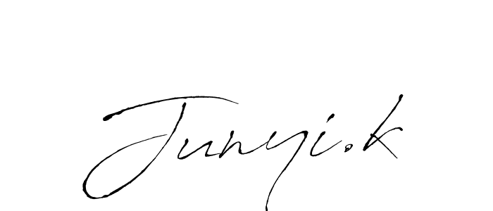 Similarly Antro_Vectra is the best handwritten signature design. Signature creator online .You can use it as an online autograph creator for name Junyi.k. Junyi.k signature style 6 images and pictures png
