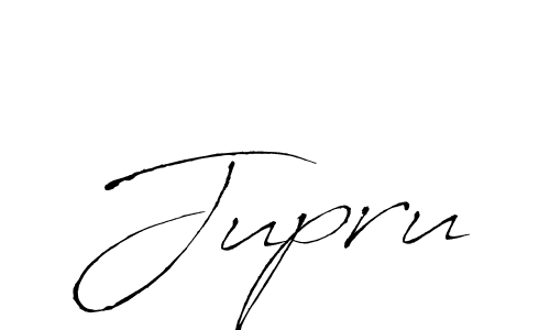 Jupru stylish signature style. Best Handwritten Sign (Antro_Vectra) for my name. Handwritten Signature Collection Ideas for my name Jupru. Jupru signature style 6 images and pictures png