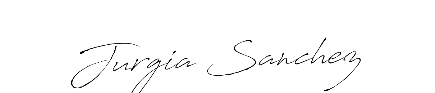 if you are searching for the best signature style for your name Jurgia Sanchez. so please give up your signature search. here we have designed multiple signature styles  using Antro_Vectra. Jurgia Sanchez signature style 6 images and pictures png