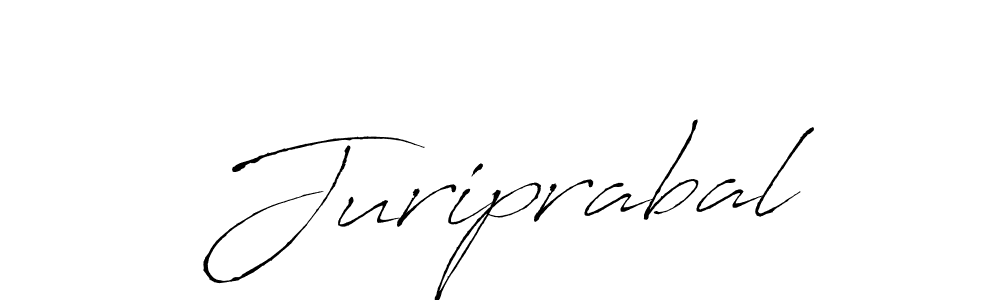 Design your own signature with our free online signature maker. With this signature software, you can create a handwritten (Antro_Vectra) signature for name Juriprabal. Juriprabal signature style 6 images and pictures png