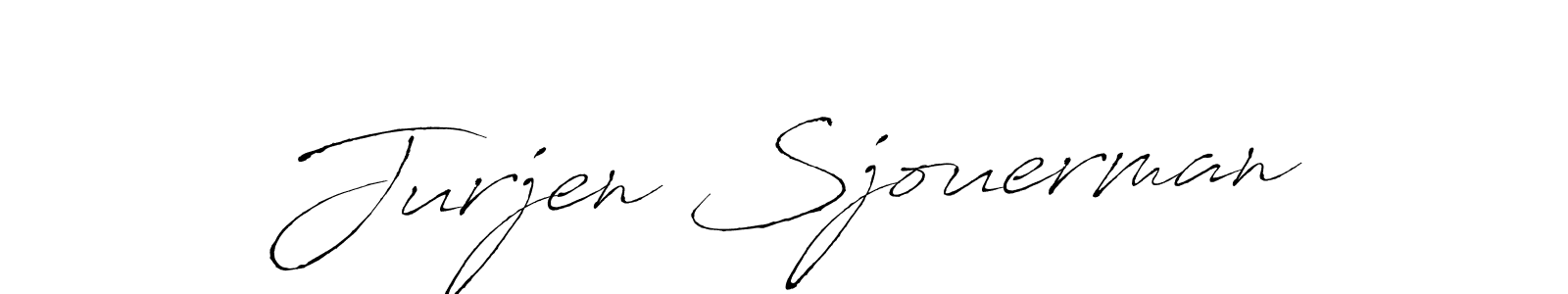 Antro_Vectra is a professional signature style that is perfect for those who want to add a touch of class to their signature. It is also a great choice for those who want to make their signature more unique. Get Jurjen Sjouerman name to fancy signature for free. Jurjen Sjouerman signature style 6 images and pictures png