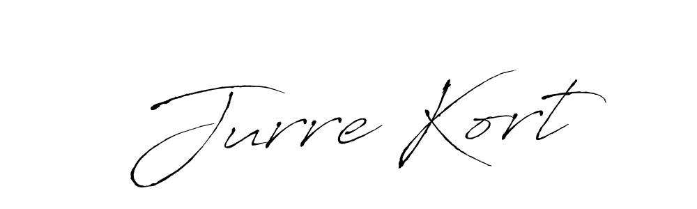 This is the best signature style for the Jurre Kort name. Also you like these signature font (Antro_Vectra). Mix name signature. Jurre Kort signature style 6 images and pictures png