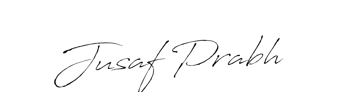 The best way (Antro_Vectra) to make a short signature is to pick only two or three words in your name. The name Jusaf Prabh include a total of six letters. For converting this name. Jusaf Prabh signature style 6 images and pictures png