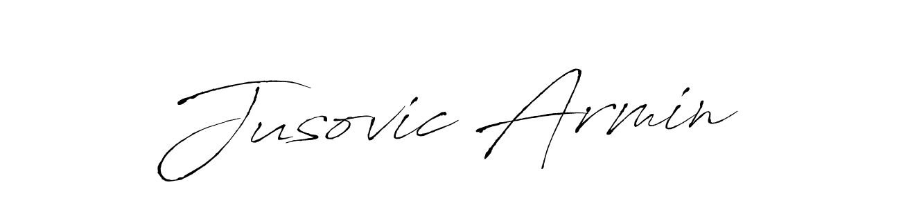 Also You can easily find your signature by using the search form. We will create Jusovic Armin name handwritten signature images for you free of cost using Antro_Vectra sign style. Jusovic Armin signature style 6 images and pictures png